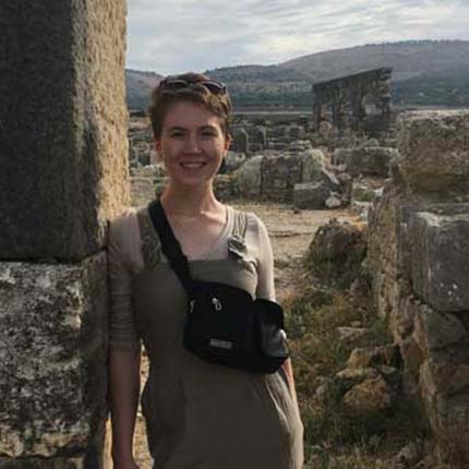 SPU student Olivia Heale abroad in Morocco