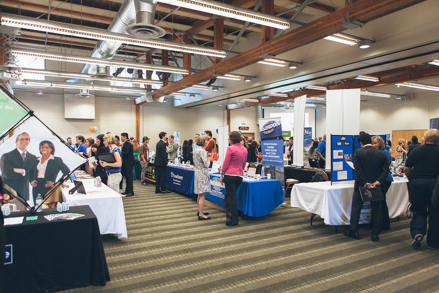 A networking event is held in Upper Gwinn