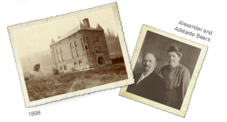 Historic photos of Alexander Hall and the Beers