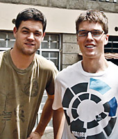 Charley Beck '08 and Daniel Skiffington '08