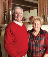 Del and Judy Wisdom, married 44 years, enjoy their Spanish-style home in the heart of Columbia Basin farm country.