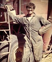 By the '70s, Del Wisdom was growing vegetables in wheat country.