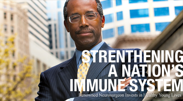 Strengthening a Nations Immune System - Renowned Neurosurgeon Invests in Healthy Young Lives