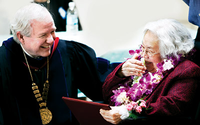 Honorary degree for Kimiko Nagaoka Mukai