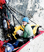 Holly Beck '96, accountant and avid climber