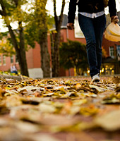 Students take the day to contemplate beauty.