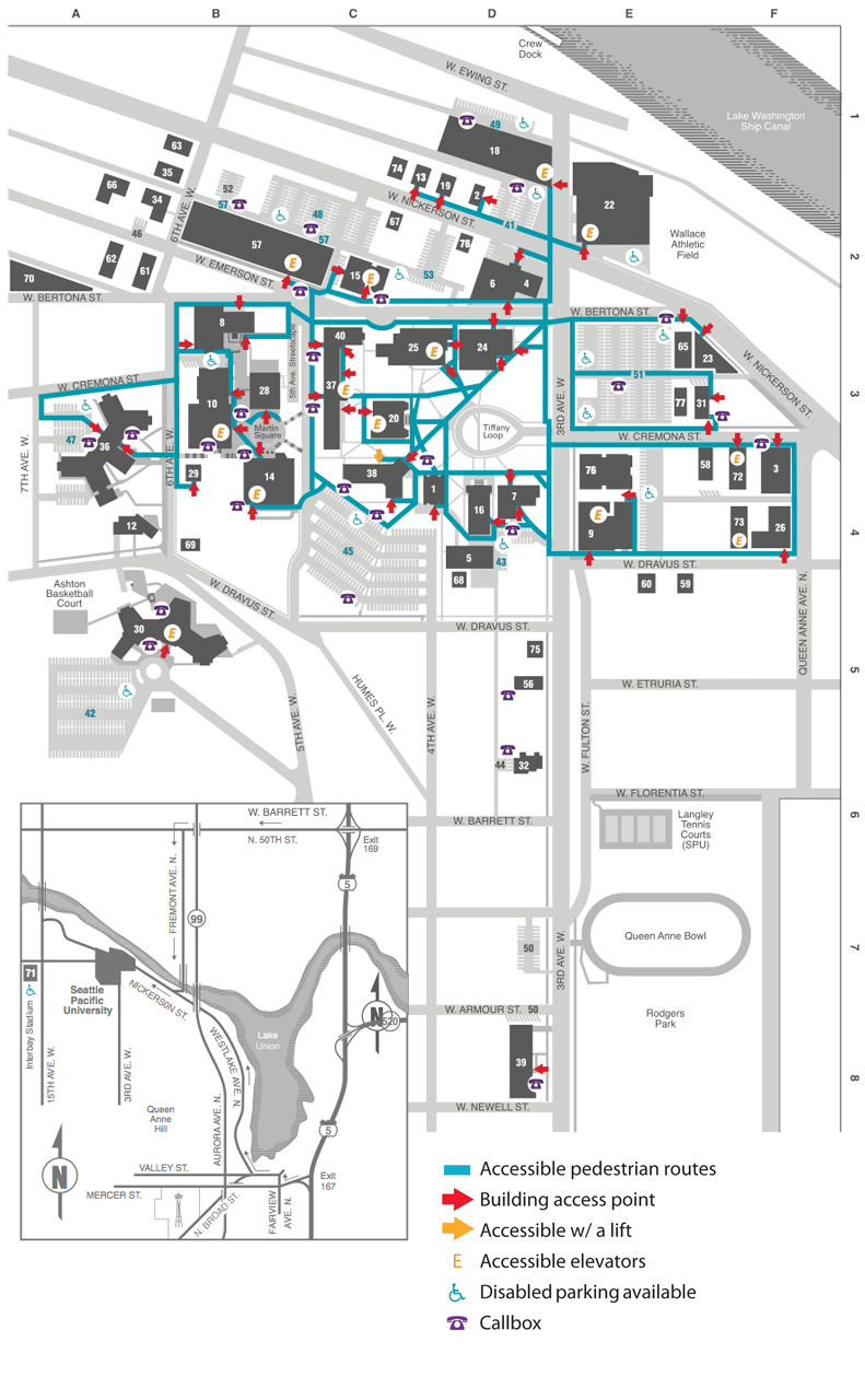 SPU Campus Accessibility Map