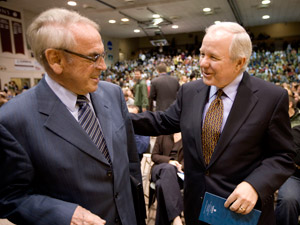 SPU President Philip Eaton & Dr. Jürgen Moltmann