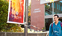 Student walking
