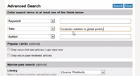 Advanced Search