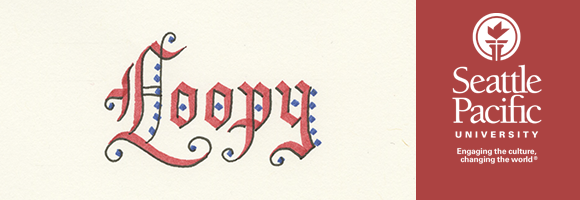 Loopy Gothic Calligraphy Header